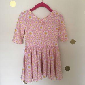 Dot Dot Smile Pink Sunflower Dress 2T
